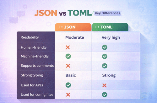JSON vs TOML