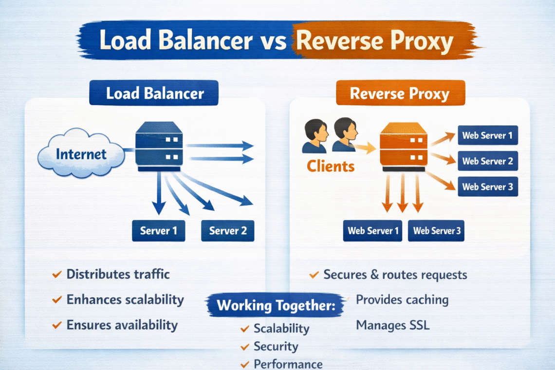Load Balancer vs Reverse Proxy